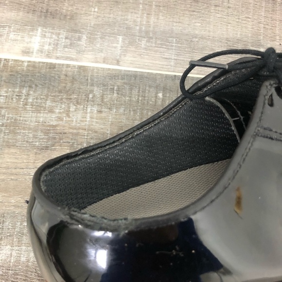 BATES Vibram Mens Black Patent Leather Shoe Size 9.5 - Picture 10 of 10